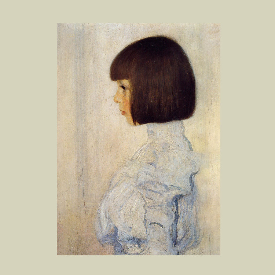 Portraits.105. Portrait of Helen Klimt. Vintage Art Print (c.1898. Austrian)