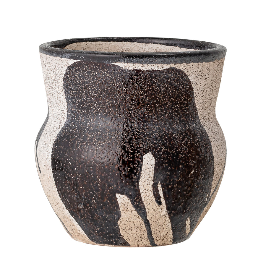 Rina Black Terracotta Plant Pot