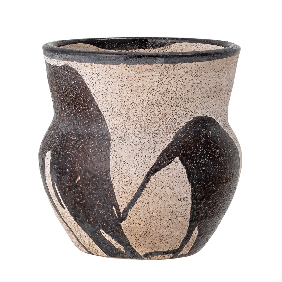 Rina Black Terracotta Plant Pot